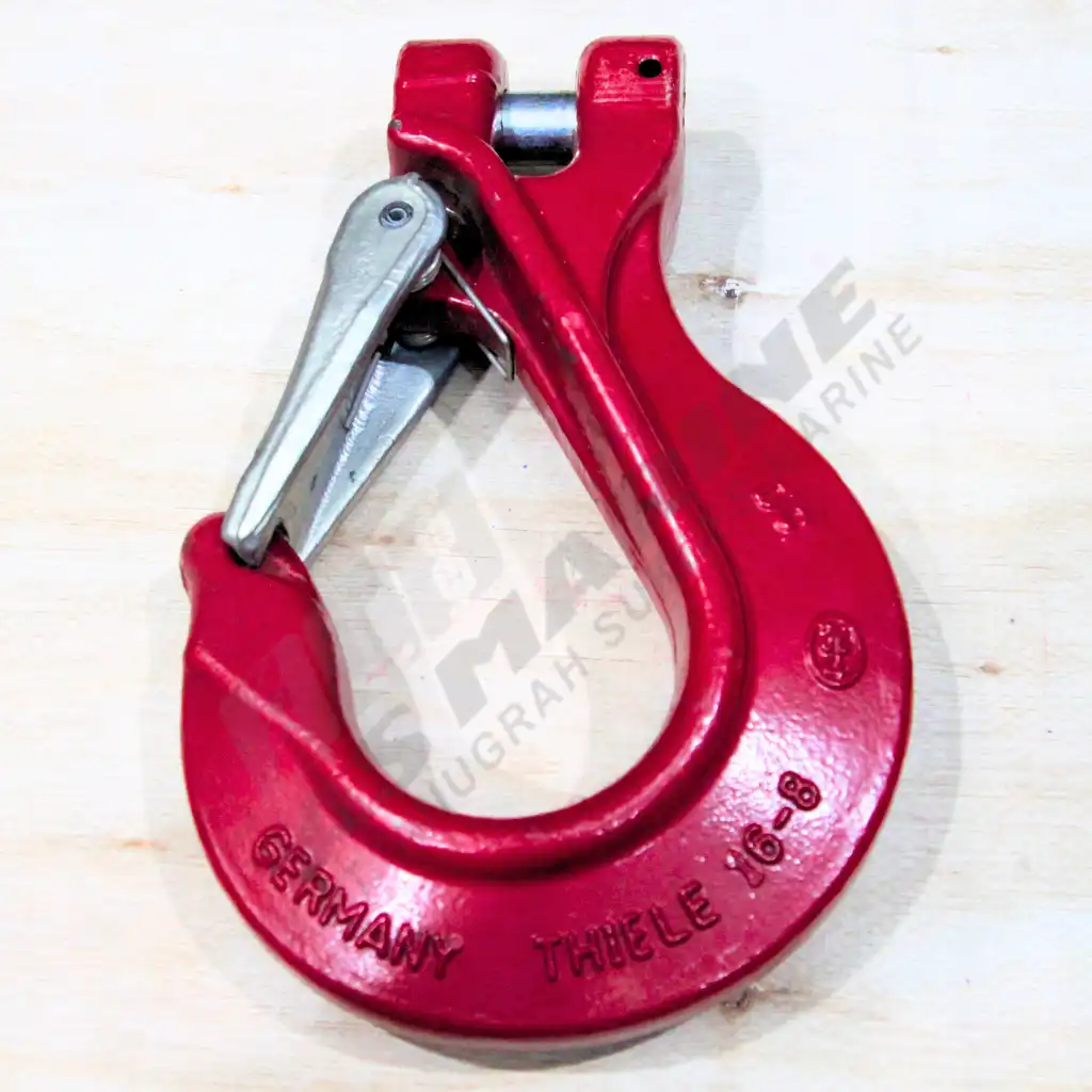 THIELE Clevis Sling Hook / Kait / Gancu TWN 1340/1 16 mm 8 Ton with Safety Latch Kit